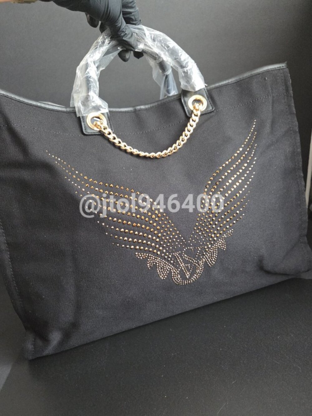 Victoria Secret Black Fashion Tote